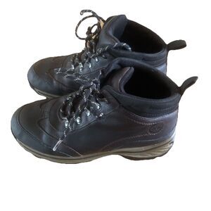 Boys Timberland Leather Lace Up Boots Brown Size 4    A5998